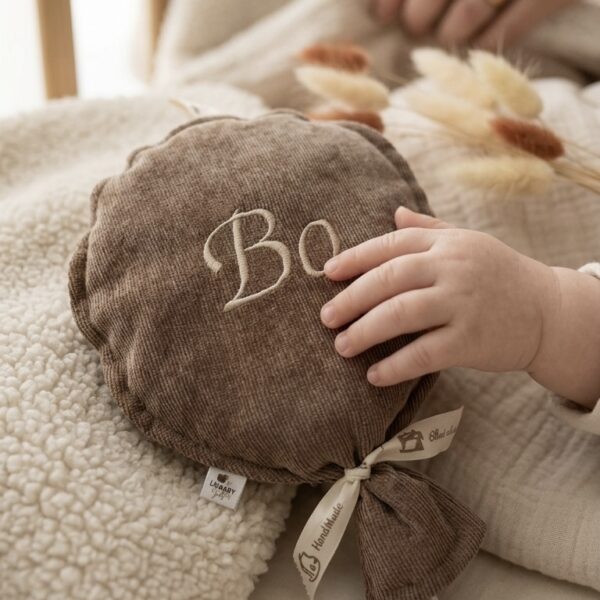 Velvet ballon met naam en speeldoosje