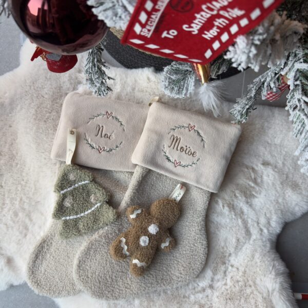 Kerstsok met naam