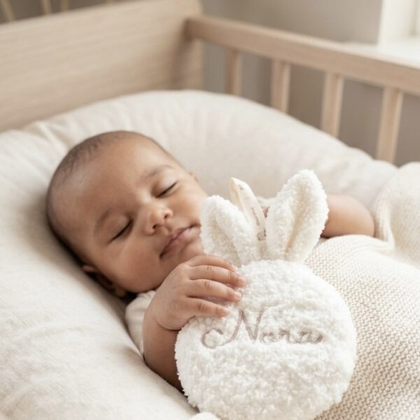 Speendoekje Konijn geborduurd met naam