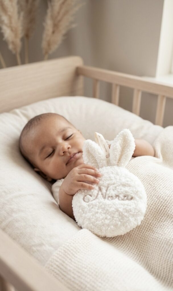 Speendoekje Konijn geborduurd met naam